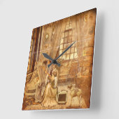 Victorian Lullaby スクエア壁時計 (傾斜)