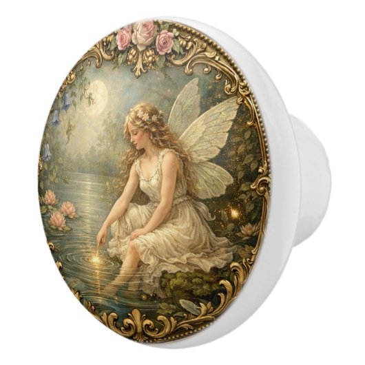 Victorian Moonlight Fairy Knob セラミックノブ (右)