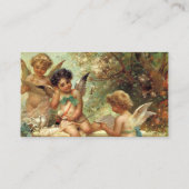 Victorian Music Angels by Hans Zatzka 名刺 (裏面)