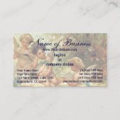 Victorian Music Angels by Hans Zatzka 名刺 (正面)