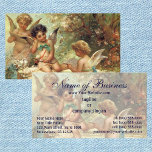 Victorian Music Angels by Hans Zatzka 名刺<br><div class="desc">Artist: Hans Zatzka (1859-1949). Musical Angels is a vintage Victorian Era Pre-Raphaelite fine art mythology painting featuring three angels listening to music while playing musical instruments. Beautiful design to use during the holidays for Christmas or Easter. About the artist: Hans Zatzka spent years dedicating his painting to the churches and...</div>