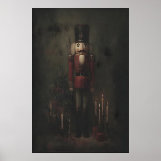 Victorian Nutcracker With Candlelight, Gothic ポスター (正面)