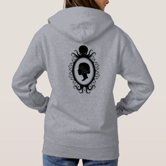 Victorian Octopus Cameo Hoodie  パーカ (裏面)