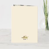 Victorian of Color Foil Greeting Card 箔グリーティングカード (裏面)