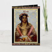 Victorian of Color Foil Greeting Card 箔グリーティングカード (正面)