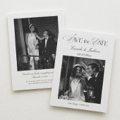 Victorian Old Money Wedding Save the Date Photo 招待状
