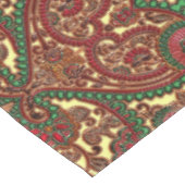 Victorian paisley pattern elegant red green gold テーブルクロス (アングル)