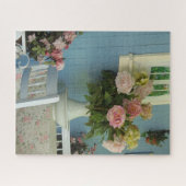 Victorian Peonies - Martha's Vineyard ジグソーパズル (横)