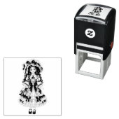 Victorian Porcelain Doll Stamp セルフインキングスタンプ (インサイチュ)