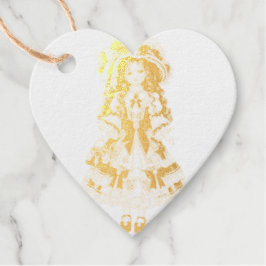Victorian Porcelain Doll Stamp フェイバータグ