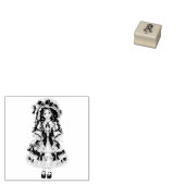 Victorian Porcelain Doll Stamp ラバースタンプ (押印)