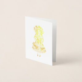 Victorian Porcelain Doll Stamp 箔カード