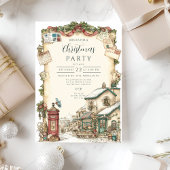 Victorian Postbox Christmas 招待状