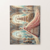 Victorian Princess Birthday Palace Party Scene ジグソーパズル (縦)