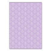 Victorian Purple Crest Elegant Foldable Name Card テーブルナンバー (裏面)