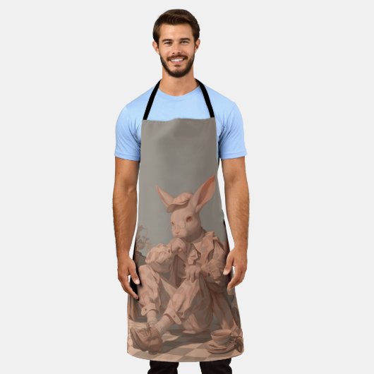 Victorian Rabbit エプロン (着用した状態)