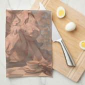 Victorian Rabbit キッチンタオル (四つ折り)