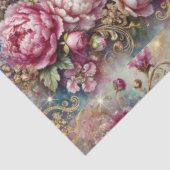 Victorian Romance Pink Rose Hummingbird Decoupage  薄葉紙 (詳細)