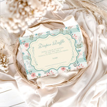 Victorian Rose Lattice Diapper Raffle