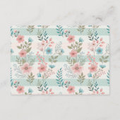 Victorian Rose Lattice Diapper Raffle エンクロージャーカード (裏面)