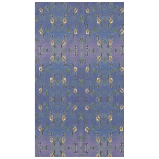 Victorian Rose Pink & Blue Tablecloth テーブルクロス (正面)