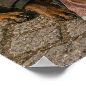 Victorian Rottweiler Family at Neuschwanstein Cast ポスター (角)
