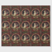 Victorian Santa ラッピングペーパー (フラット)