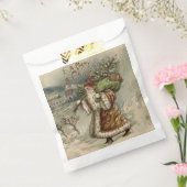 Victorian Santa Claus With Christmas Tree フェイバーバッグ (封をした状態)