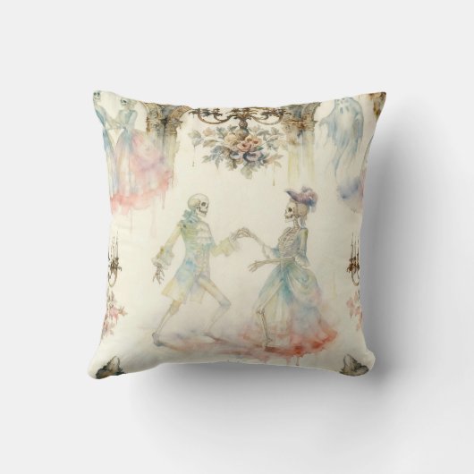 Victorian Skeleton Ballroom  クッション (裏面)