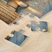 Victorian Spa Room Floral Wellness Retreat ジグソーパズル (側面)