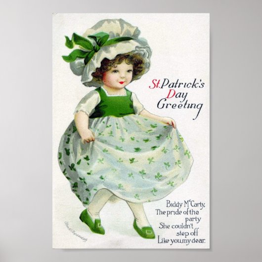 Victorian St Patrick's Day ポスター (正面)