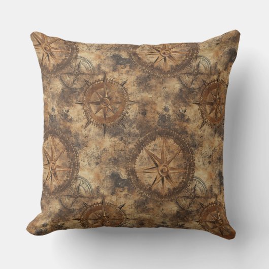 Victorian Steampunk Gears クッション (正面)