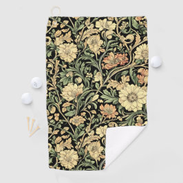 Victorian-style floral pattern  ゴルフタオル