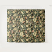 Victorian-style floral pattern  タペストリー (正面(横))