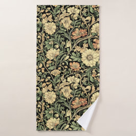 Victorian-style floral pattern  バスタオルセット