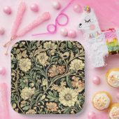Victorian-style floral pattern  ペーパープレート (パーティー)