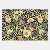 Victorian-style floral pattern  ラッピングペーパーシート (正面2)