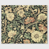 Victorian-style floral pattern  ラッピングペーパー (フラット)