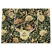 Victorian-style floral pattern  ラージペーパーバッグ (正面)