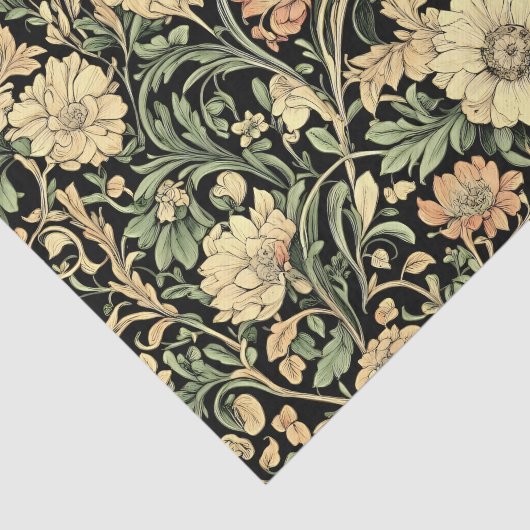 Victorian-style floral pattern  薄葉紙 (詳細)