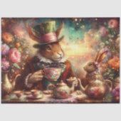 Victorian Tea Party Floral Wonderland Decoupage 薄葉紙 (正面)