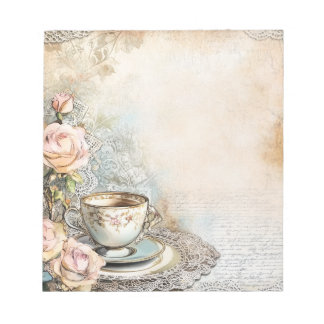 Victorian Tea Party notepad ノートパッド