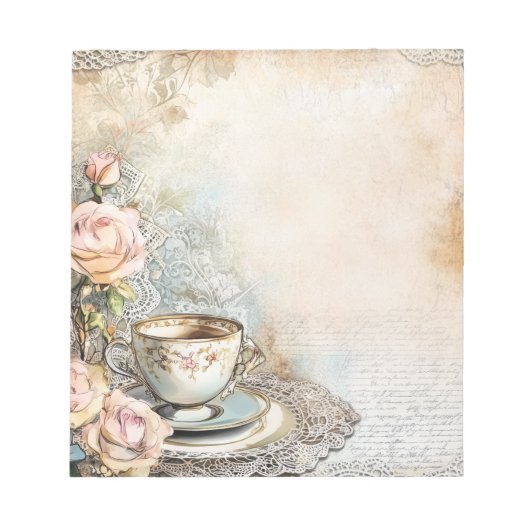 Victorian Tea Party notepad ノートパッド (正面)