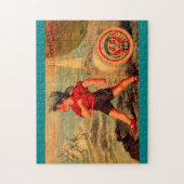 Victorian trade card Chadwick’s Imported Spool Cot ジグソーパズル (縦)