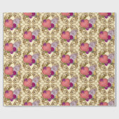 Victorian Valentine Floral Wrapping Paper ラッピングペーパー (フラット)