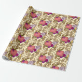 Victorian Valentine Floral Wrapping Paper ラッピングペーパー (アンロールド)