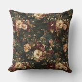 Victorian Vintage Floral クッション (正面)