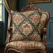 Victorian Vintage Floral クッション