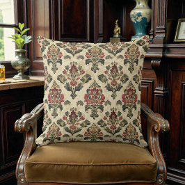 Victorian Vintage Floral クッション