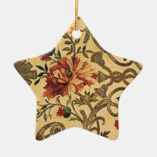 Victorian Wallpaper セラミックオーナメント (正面)